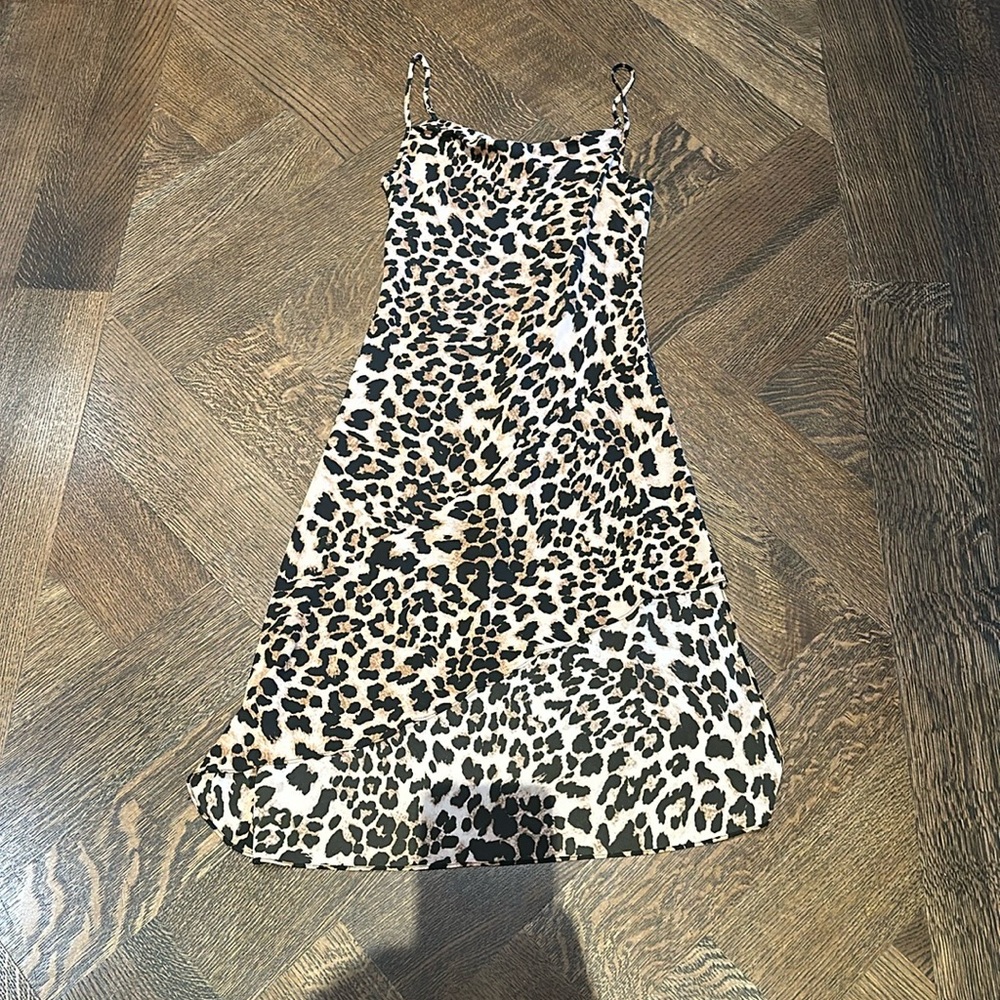 Amanda Uprichard Ansonia Leopard Slip Dress - Picture 3 of 7
